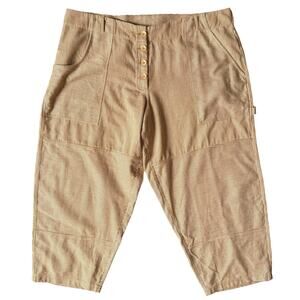 Seek Collective Terrain Pants in Bee Pollen Yellow Stripes Size 3XL